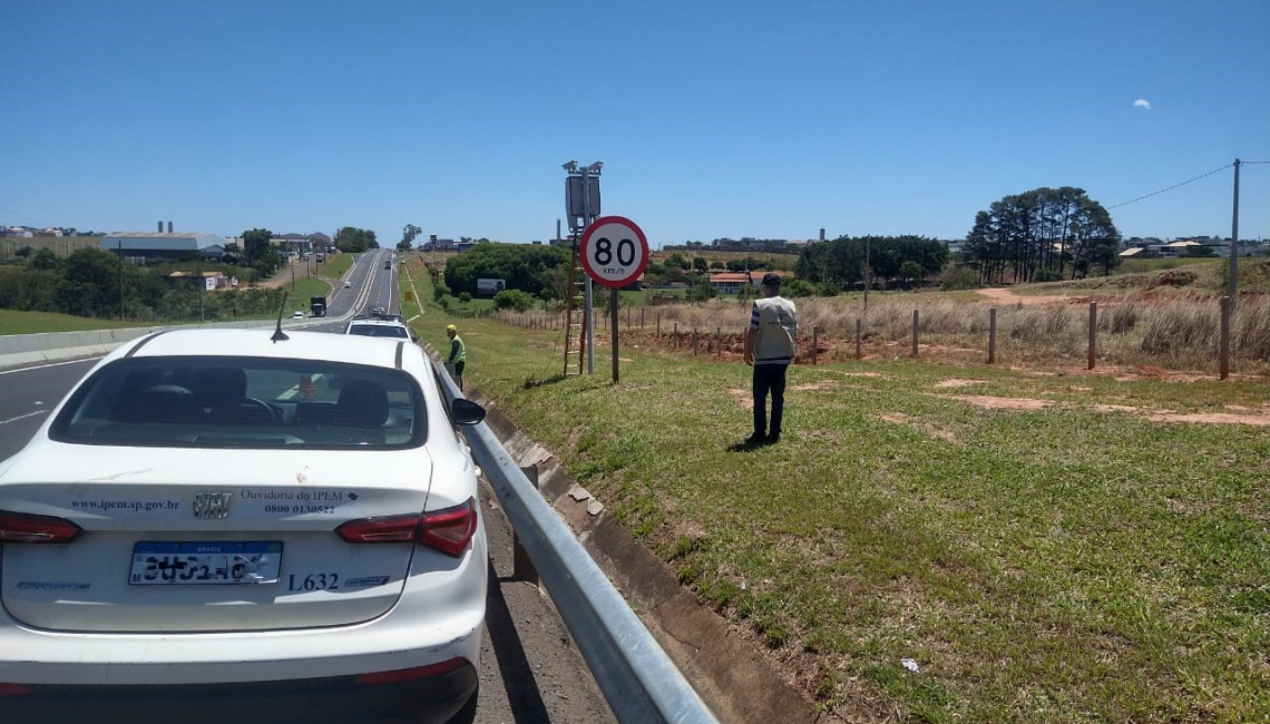 Em Marília, Ipem-SP verifica radar na rodovia SP 294